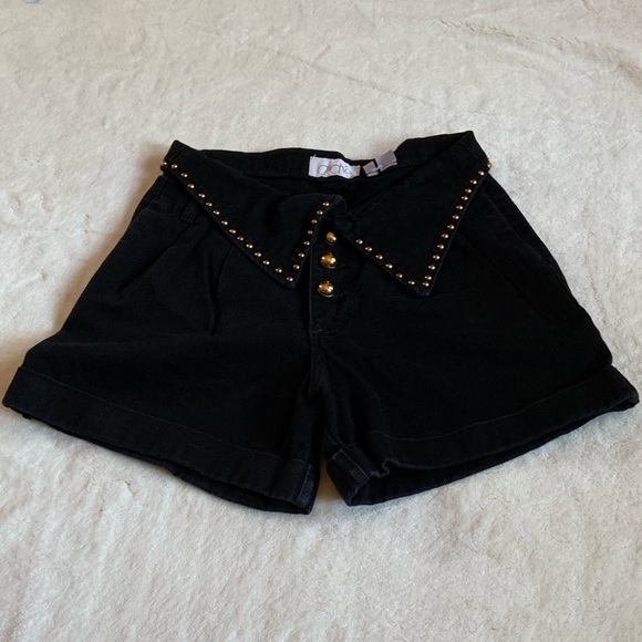 chache Pants - Cache Black Shorts Sz M